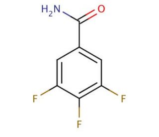 3,4,5-Trifluorobenzamide (CAS 78324-75-1) - chemical structure image