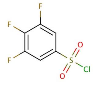 3,4,5-Trifluorobenzenesulfonyl chloride (CAS 351003-43-5) - chemical structure image