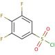 3,4,5-Trifluorobenzenesulfonyl chloride (CAS 351003-43-5) - chemical structure image