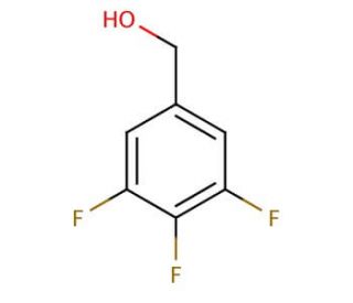 3,4,5-Trifluorobenzyl alcohol (CAS 220227-37-2) - chemical structure image