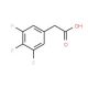 3,4,5-Trifluorophenylacetic acid (CAS 209991-62-8) - chemical structure image