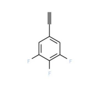 3,4,5-Trifluorophenylacetylene (CAS 158816-55-8) - chemical structure image