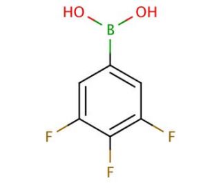 3,4,5-Trifluorophenylboronic acid (CAS 143418-49-9) - chemical structure image