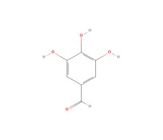 3,4,5-Trihydroxybenzaldehyde (CAS 13677-79-7) - chemical structure image