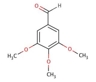 3,4,5-Trimethoxybenzaldehyde (CAS 86-81-7) - chemical structure image