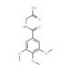 [(3,4,5-trimethoxybenzoyl)amino]acetic acid (CAS 40915-27-3) - chemical structure image