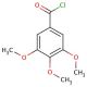 3,4,5-Trimethoxybenzoyl chloride (CAS 4521-61-3) - chemical structure image