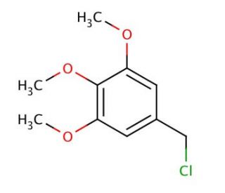 3,4,5-Trimethoxybenzyl chloride (CAS 3840-30-0) - chemical structure image