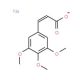 3,4,5-Trimethoxycinnamic Acid Sodium Salt (CAS 127427-04-7) - chemical structure image