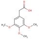 3,4,5-Trimethoxyphenylacetic acid (CAS 951-82-6) - chemical structure image