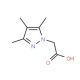 (3,4,5-Trimethyl-1H-pyrazol-1-yl)acetic acid (CAS 66053-93-8) - chemical structure image