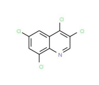 3,4,6,8-Tetrachloroquinoline (CAS 25771-78-2) - chemical structure image