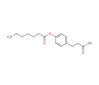 3-(4-(6-Aminocaproyloxy)phenyl)propionic Acid (CAS 760127-60-4) - chemical structure image