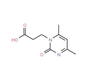 3-(4,6-Dimethyl-2-oxo-2H-pyrimidin-1-yl)-propionic acid (CAS 764642-23-1) - chemical structure image