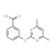 3-(4,6-Dimethylpyrimidin-2-oxy)benzoic acid - chemical structure image
