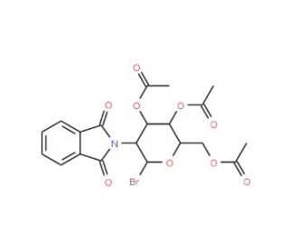 3,4,6-Tri-O-acetyl-2-deoxy-2-phthalimido-D-glucopyranosyl bromide (CAS 70831-94-6) - chemical structure image