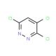 3,4,6-Trichloropyridazine (CAS 6082-66-2) - chemical structure image