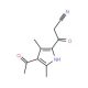 3-(4-Acetyl-3,5-dimethyl-1H-pyrrol-2-yl)-3-oxo-propionitrile - chemical structure image