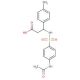 3-({[4-(acetylamino)phenyl]sulfonyl}amino)-3-(4-methylphenyl)propanoic acid - chemical structure image