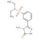 3-(4-Amino-5-mercapto-4H-[1,2,4]triazol-3-yl)-N,N-diethyl-benzenesulfonamide - chemical structure image