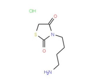 3-(4-aminobutyl)-1,3-thiazolidine-2,4-dione hydrochloride - chemical structure image