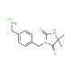 3-[4-(aminomethyl)benzyl]-5,5-dimethylimidazolidine-2,4-dione hydrochloride - chemical structure image