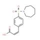 3-[4-(Azepane-1-sulfonyl)-phenyl]-acrylic acid - chemical structure image