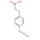 3-(4-Azidophenyl)propionic acid (CAS 103489-31-2) - chemical structure image