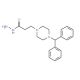 3-(4-Benzhydryl-1-piperazinyl)propanohydrazide - chemical structure image