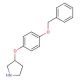 3-[4-(Benzyloxy)phenoxy]pyrrolidine - chemical structure image