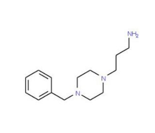 3-(4-benzylpiperazin-1-yl)propan-1-amine (CAS 4553-27-9) - chemical structure image