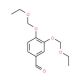 3,4-Bis(ethoxymethoxy)benzaldehyde (CAS 128837-28-5) - chemical structure image