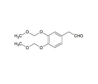 [3,4-bis(methoxymethoxy)phenyl]acetaldehyde (CAS 5707-55-1) - chemical structure image