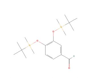 3,4-Bis(tert-butyldimethylsilyloxy)benzaldehyde (CAS 99815-16-4) - chemical structure image