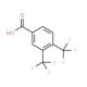 3,4-Bis(trifluoromethyl)benzoic acid (CAS 133804-66-7) - chemical structure image