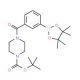 3-(4-Boc-1-piperazinylcarbonyl)benzeneboronic acid pinacol ester (CAS 883738-41-8) - chemical structure image