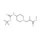 3-(4-Boc-amino-piperidin-1-yl)-2-methyl-propionic acid methyl ester 的分子结构, CAS编号: 886364-51-8 3-(4-Boc-amino-piperidin-1-yl)-2-methyl-propionic acid methyl ester (CAS 886364-51-8) - chemical structure image