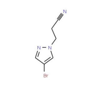 3-(4-Bromo-1H-pyrazol-1-yl)propanenitrile (CAS 1007518-24-2) - chemical structure image