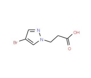 3-(4-Bromo-1H-pyrazol-1-yl)propanoic acid - chemical structure image