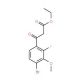 3-(4-Bromo-2-fluoro-3-methoxyphenyl)-3-oxo-propionic acid ethyl ester (CAS 194804-99-4) - chemical structure image