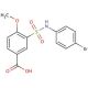 3-(4-Bromo-phenylsulfamoyl)-4-methoxy-benzoic acid - chemical structure image