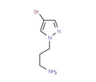 3-(4-Bromo-pyrazol-1-yl)-propylamine - chemical structure image