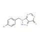 3-(4-Bromobenzyl)-3H-[1,2,3]triazolo-[4,5-d]pyrimidin-7-ol - chemical structure image