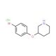 3-(4-Bromophenoxy)piperidine hydrochloride - chemical structure image