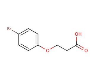 3-(4-bromophenoxy)propanoic acid (CAS 93670-18-9) - chemical structure image