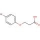 3-(4-bromophenoxy)propanoic acid (CAS 93670-18-9) - chemical structure image