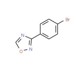 3-(4-Bromophenyl)-1,2,4-oxadiazole (CAS 16013-07-3) - chemical structure image