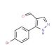 3-(4-Bromophenyl)-1H-pyrazole-4-carbaldehyde 的分子结构, CAS编号: 350997-68-1 3-(4-Bromophenyl)-1H-pyrazole-4-carbaldehyde (CAS 350997-68-1) - chemical structure image