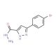 3-(4-Bromophenyl)-1H-pyrazole-5-carbohydrazide - chemical structure image