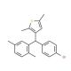 3-((4-Bromophenyl)(2,5-dimethylphenyl)methyl)-2,5-dimethylthiophene (CAS 1011800-93-3) - chemical structure image